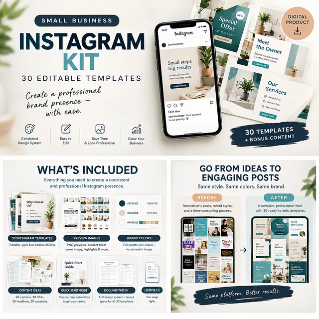 Small Business Instagram Kit — cover